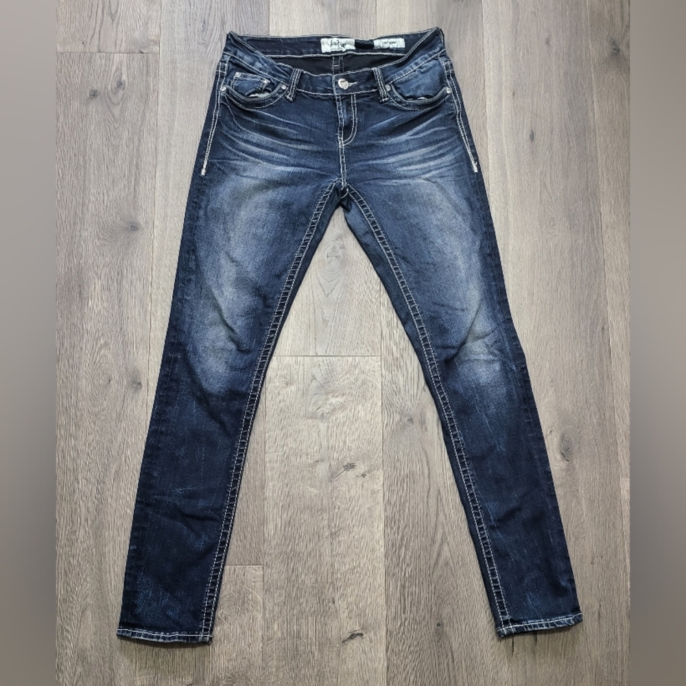 DayTrip Dark Blue Skinny Jeans for Women Size 28 Regular